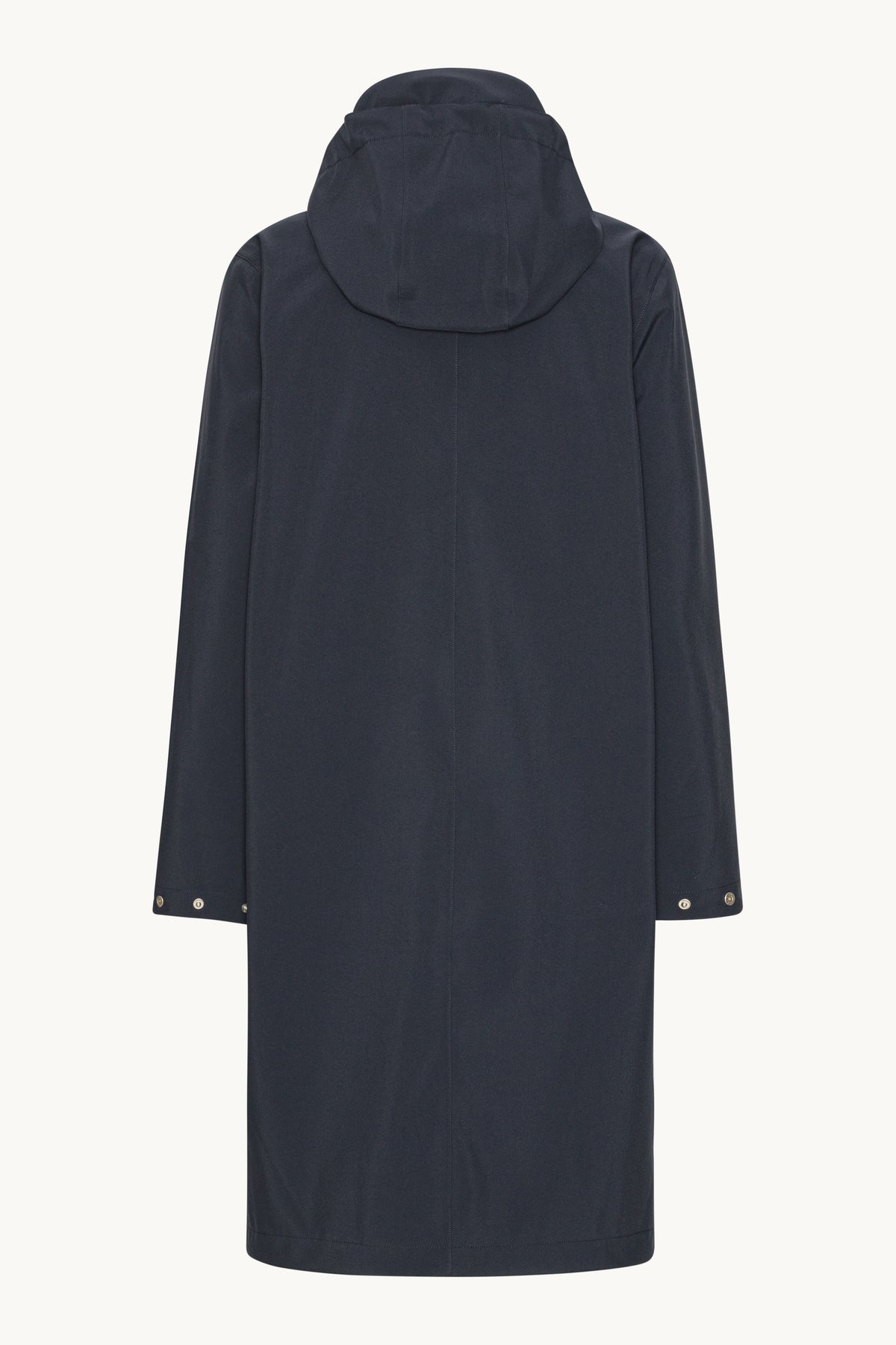 Long Softshell Raincoat - Dark Indigo