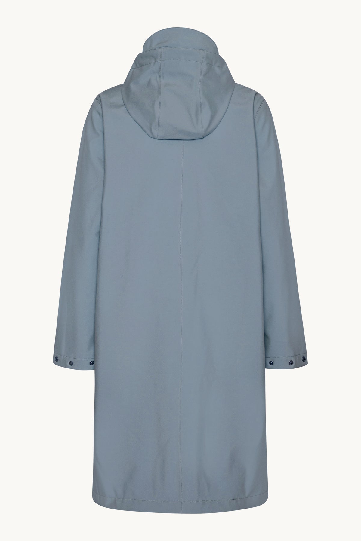 Long Softshell Raincoat - Grey Blue