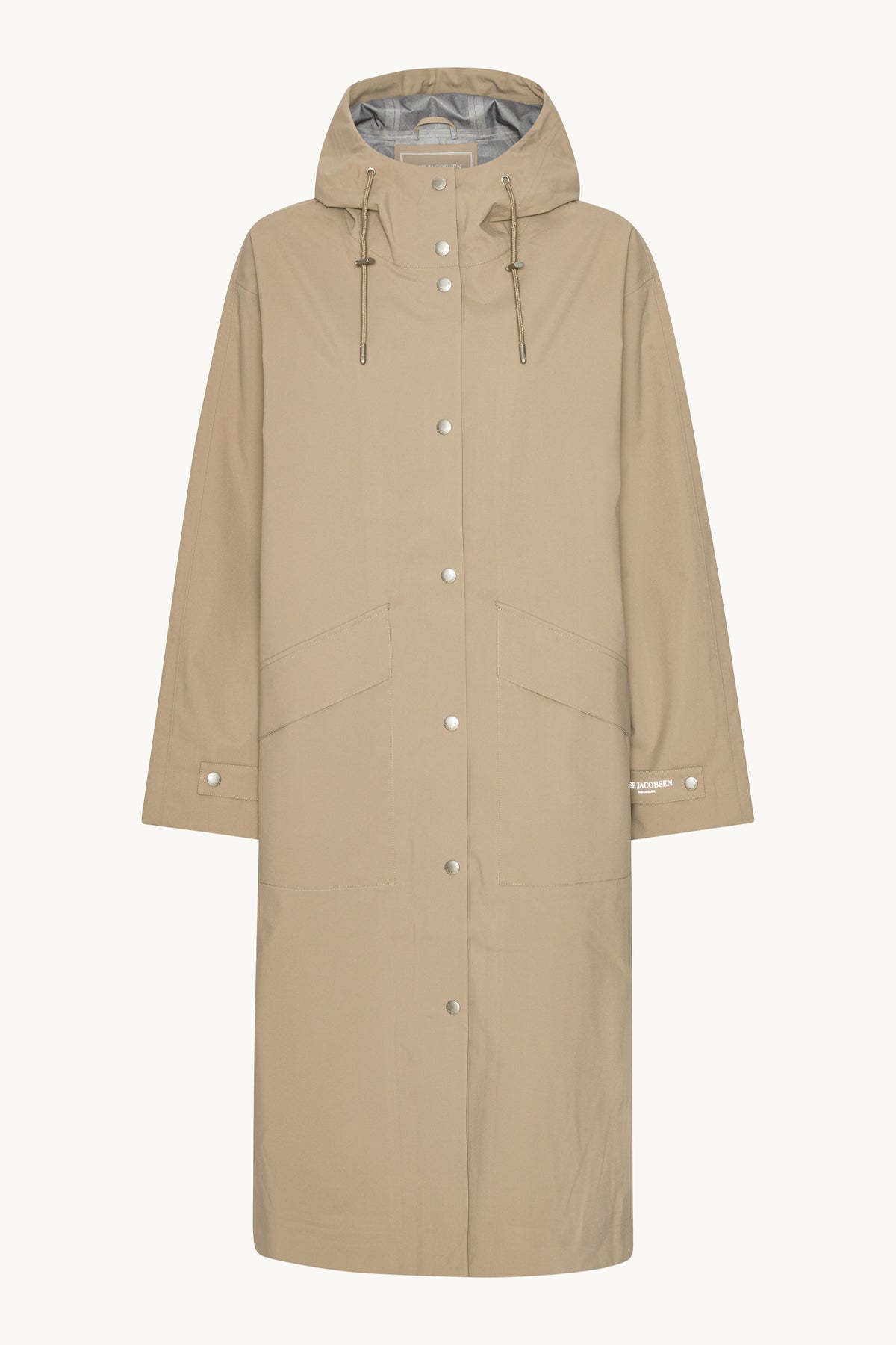 Long Rain Coat - Greige