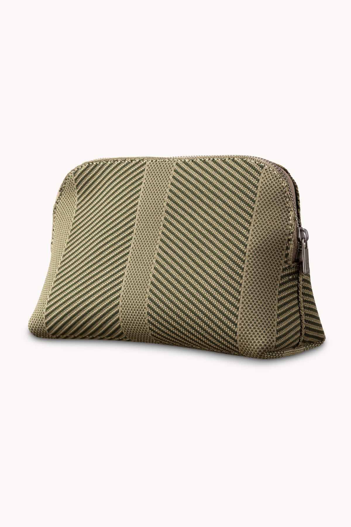 Knitted Makeup Bag - Greige Sphagnum