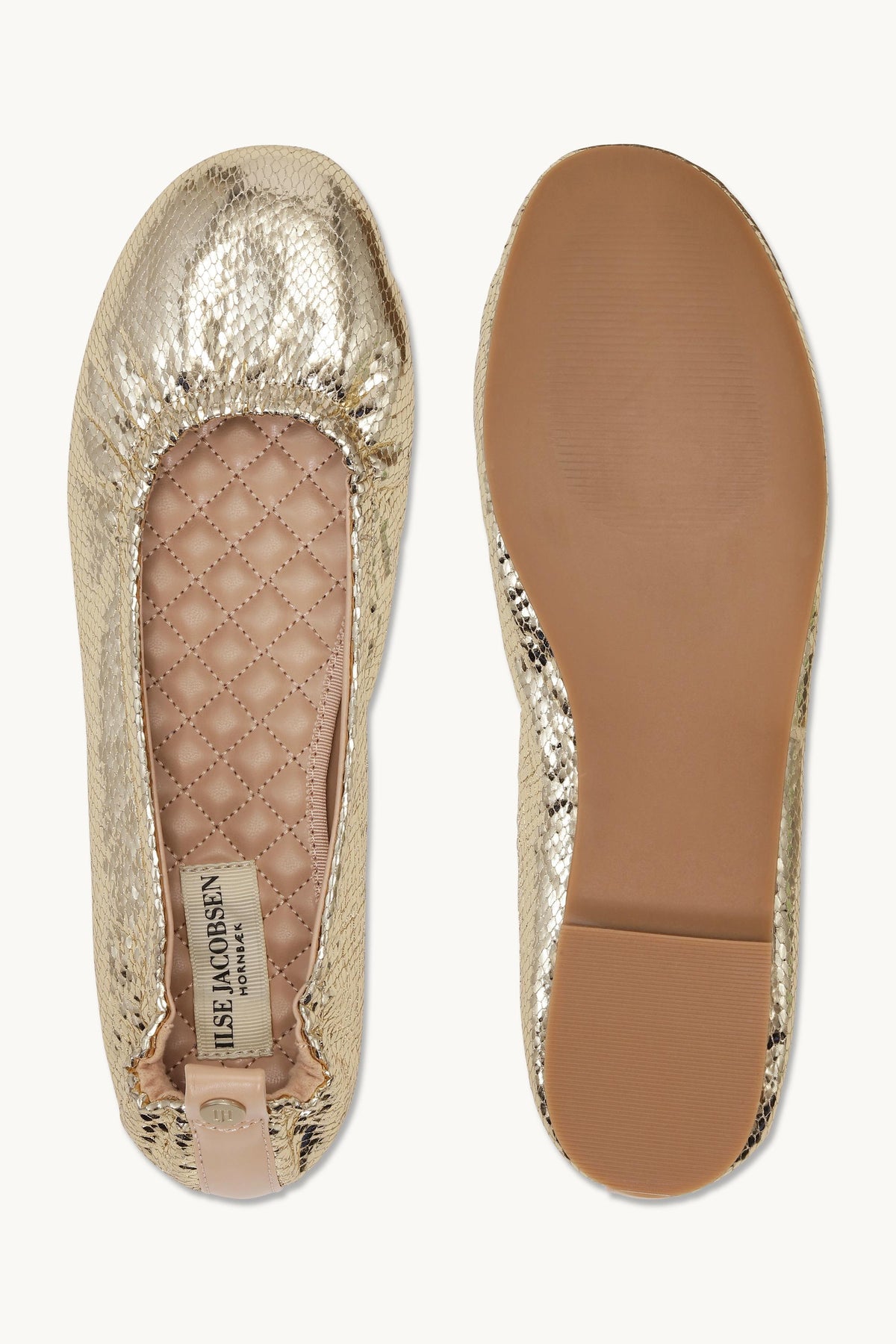 Ballarina Metallic - Platin Taupe