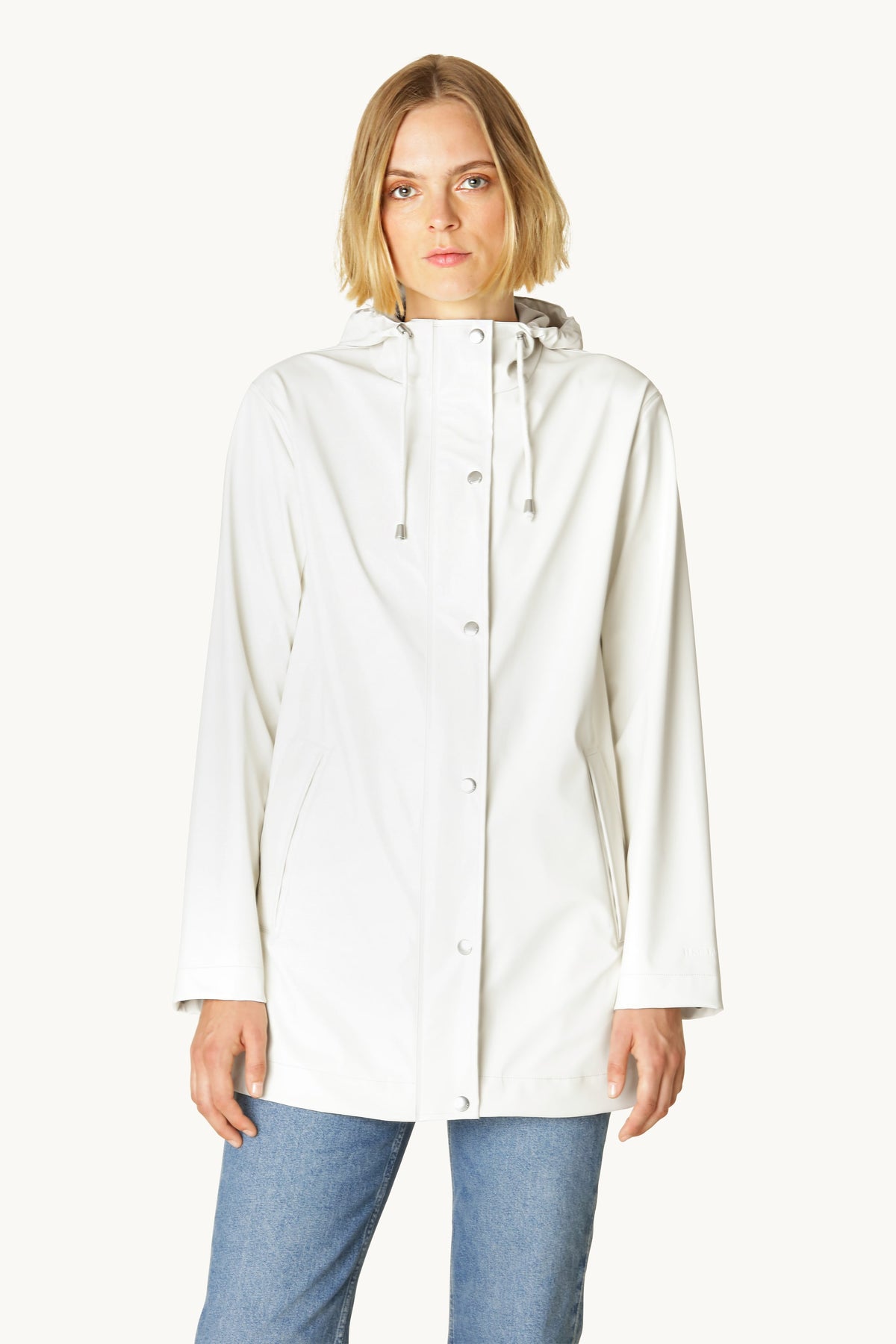 Short Rain Jacket - Milk Creme