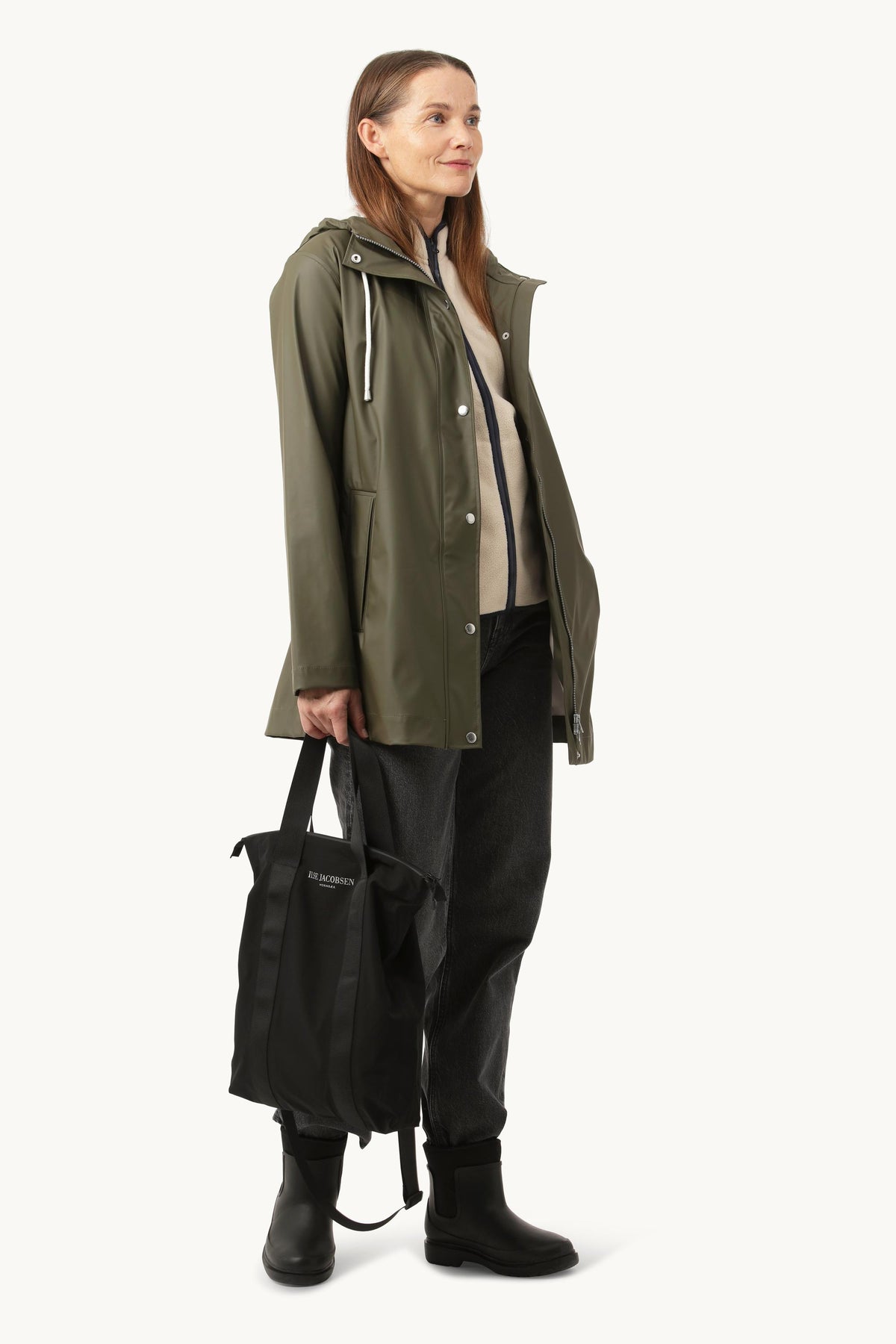 Short Rain Jacket - Army