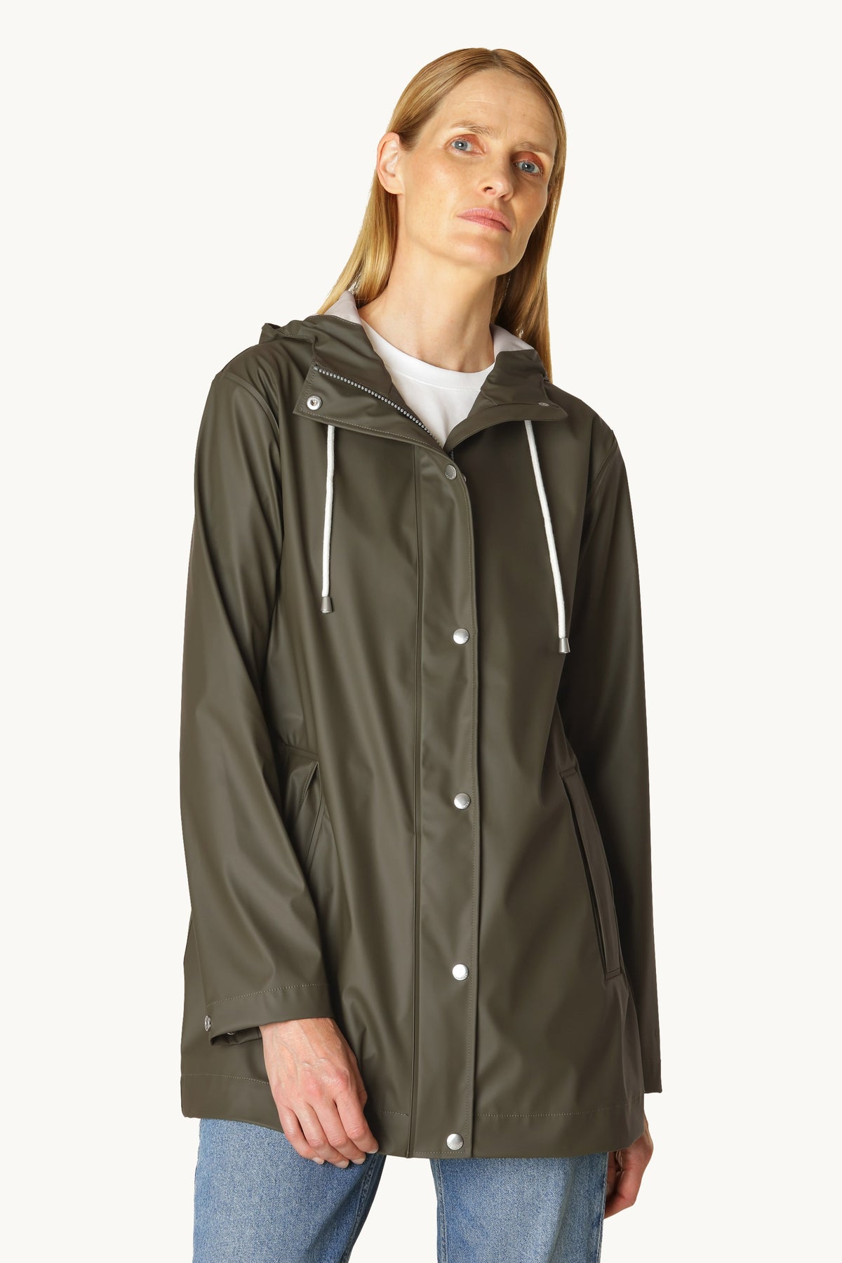 Short Rain Jacket - Army