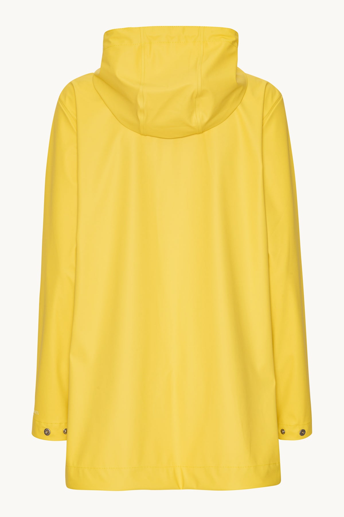Short Raincoat with Hood - Lemon Drop