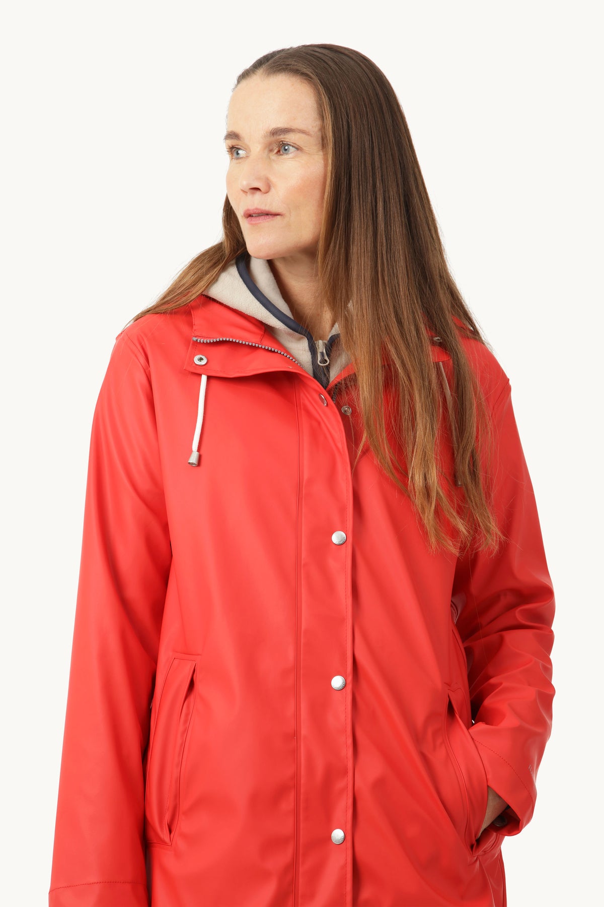 Short Rain Jacket - Fire