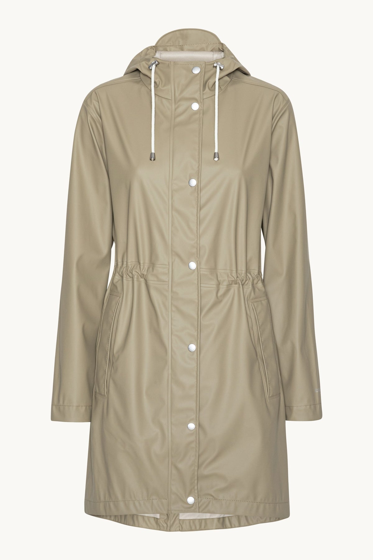 Long Parka Rain Jacket - Coriander