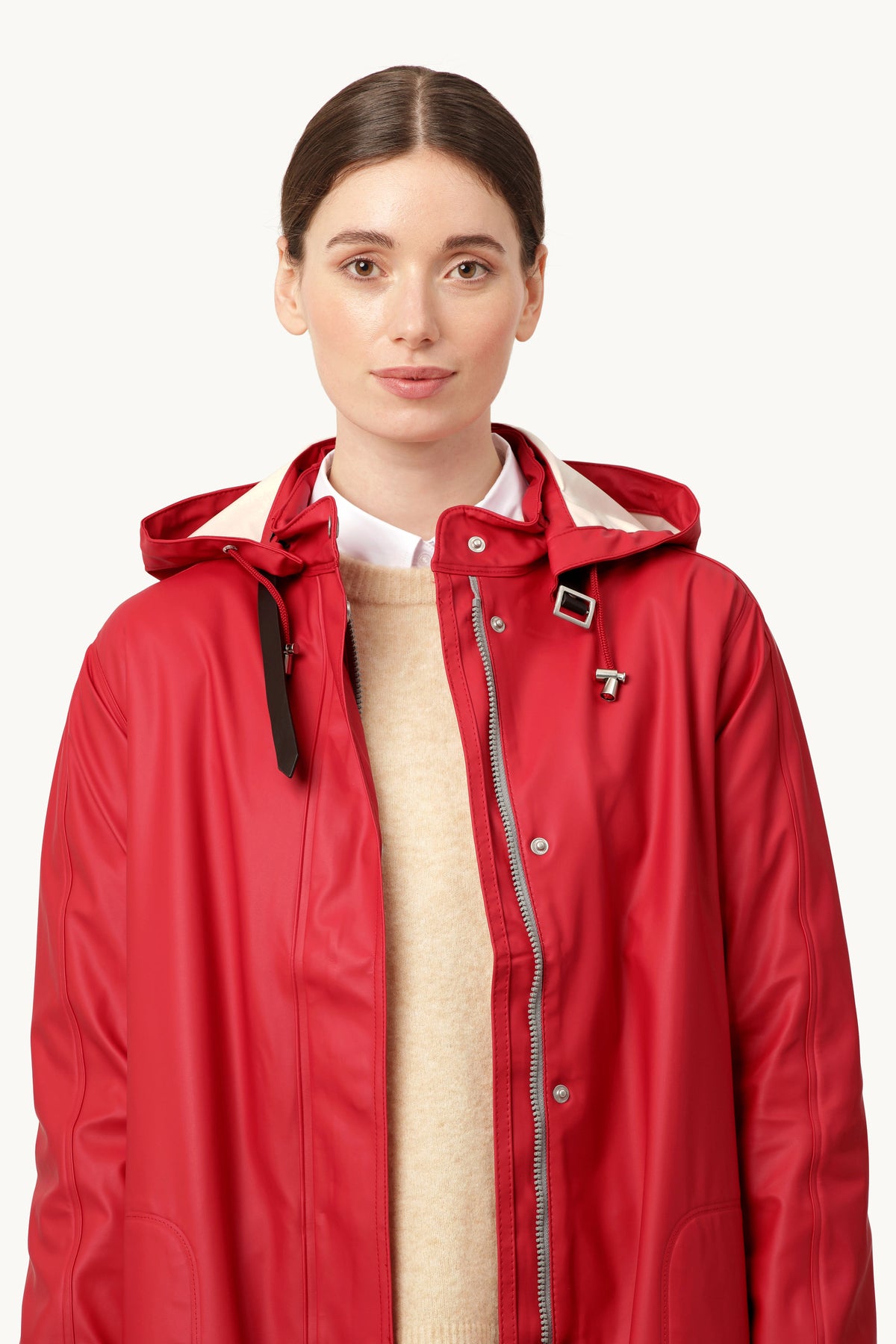 Raincoat - Deep Red