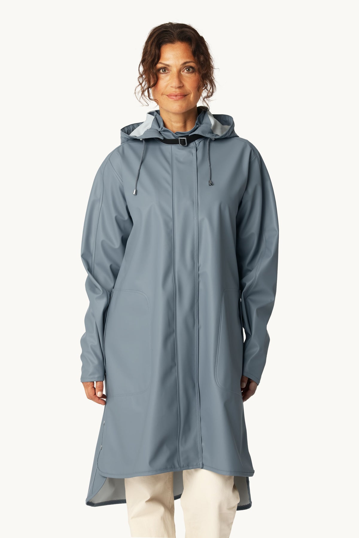 Raincoat - Grey Blue