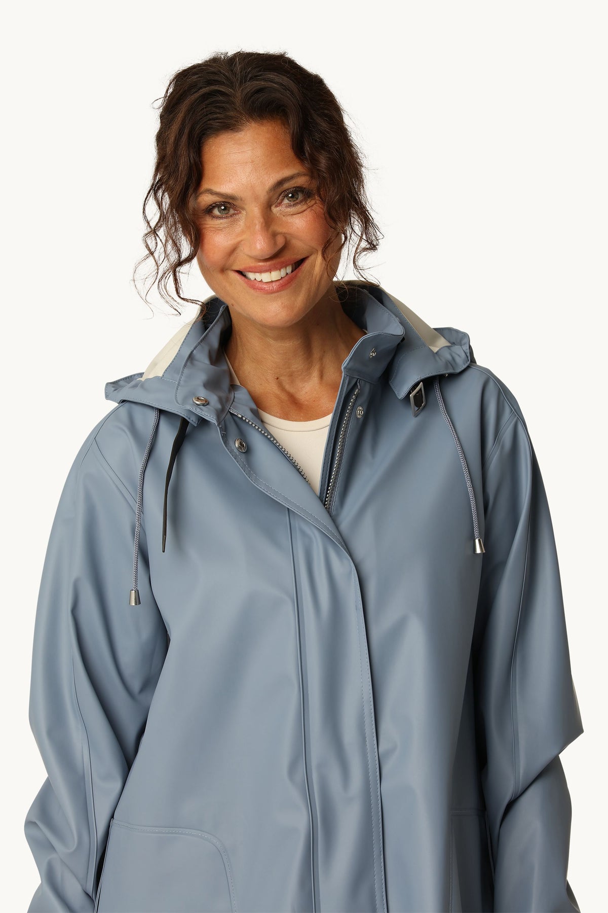 Raincoat - Grey Blue