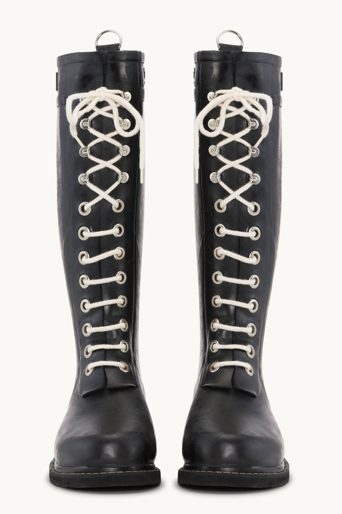 Long Rubber Boots - Black