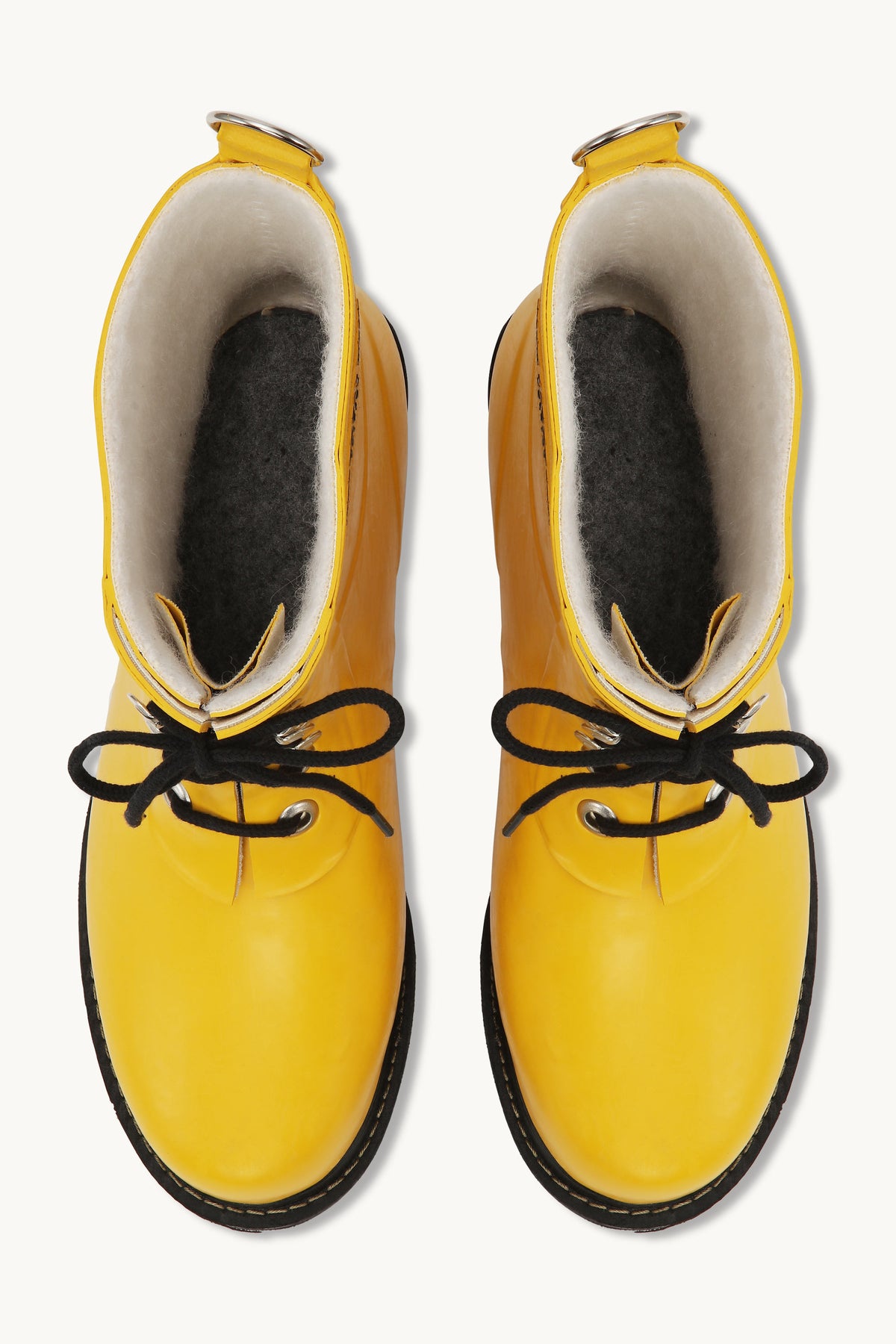 Short Rubber Boots - Cyber Yellow