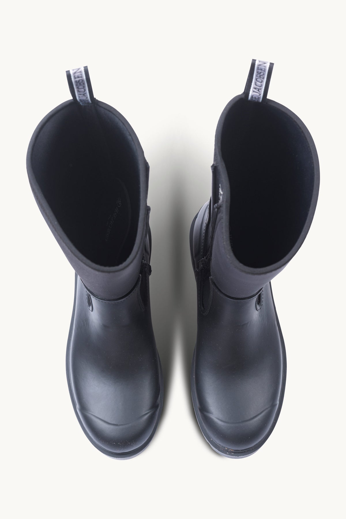 Neoprene Rain Boot - Black Black