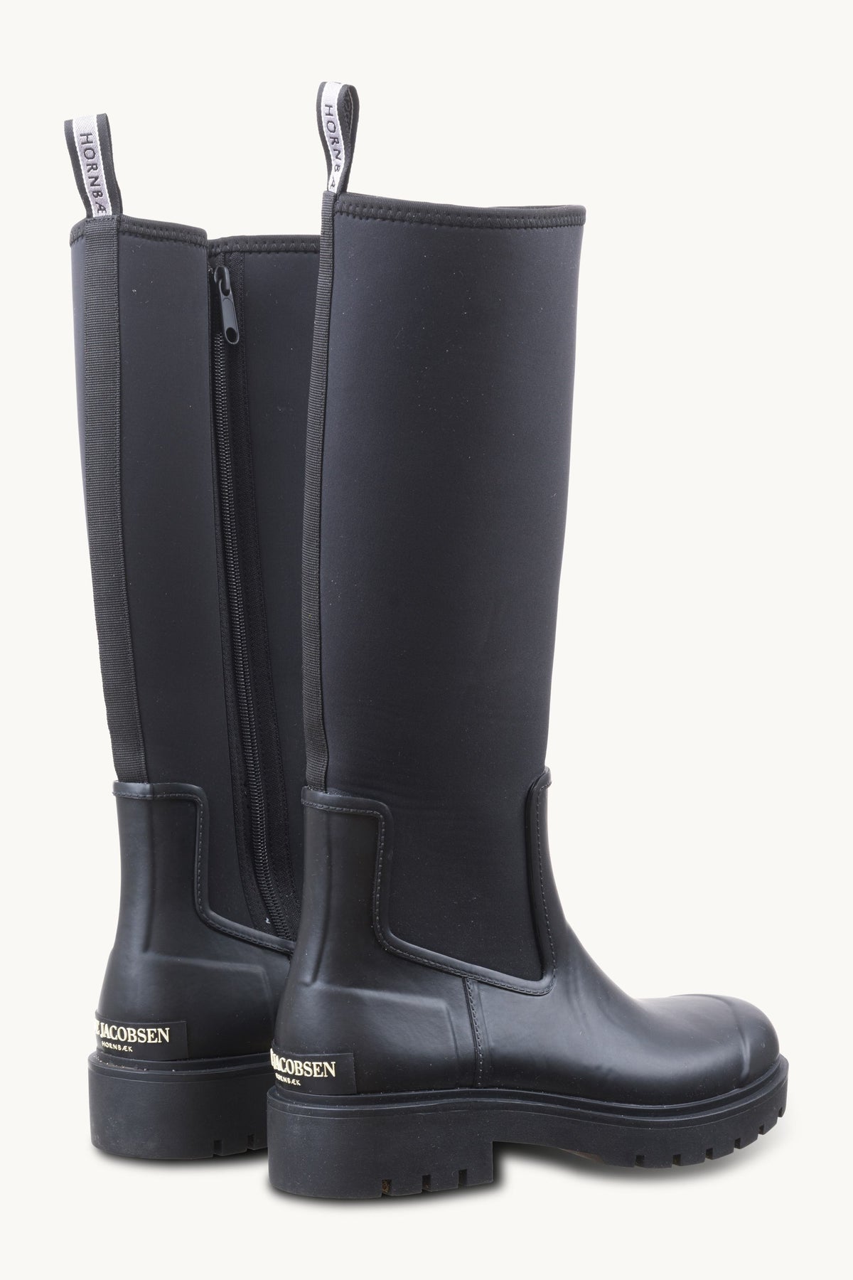 Neoprene Rain Boot - Black Black