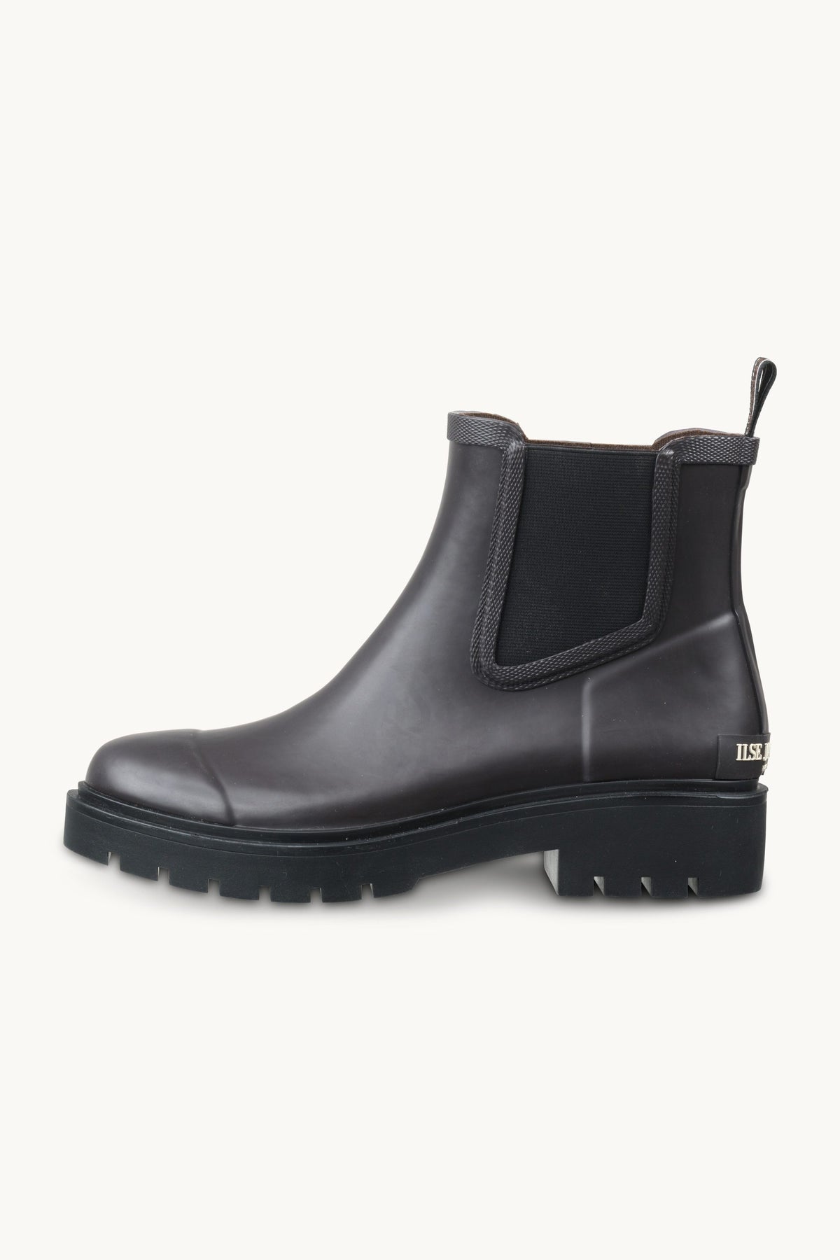 Chelsea Rain Boots - Brown Black