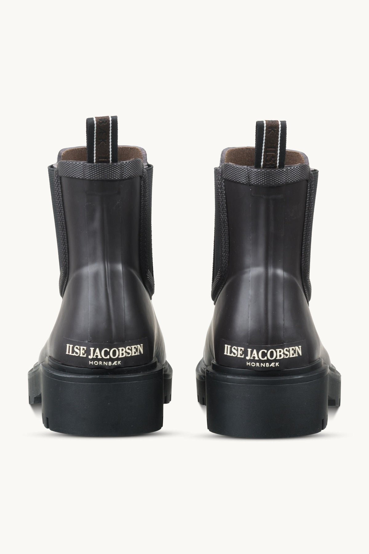Chelsea Rain Boots - Brown Black