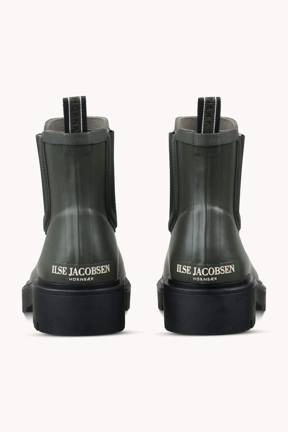 Chelsea Rain Boots - Army Black
