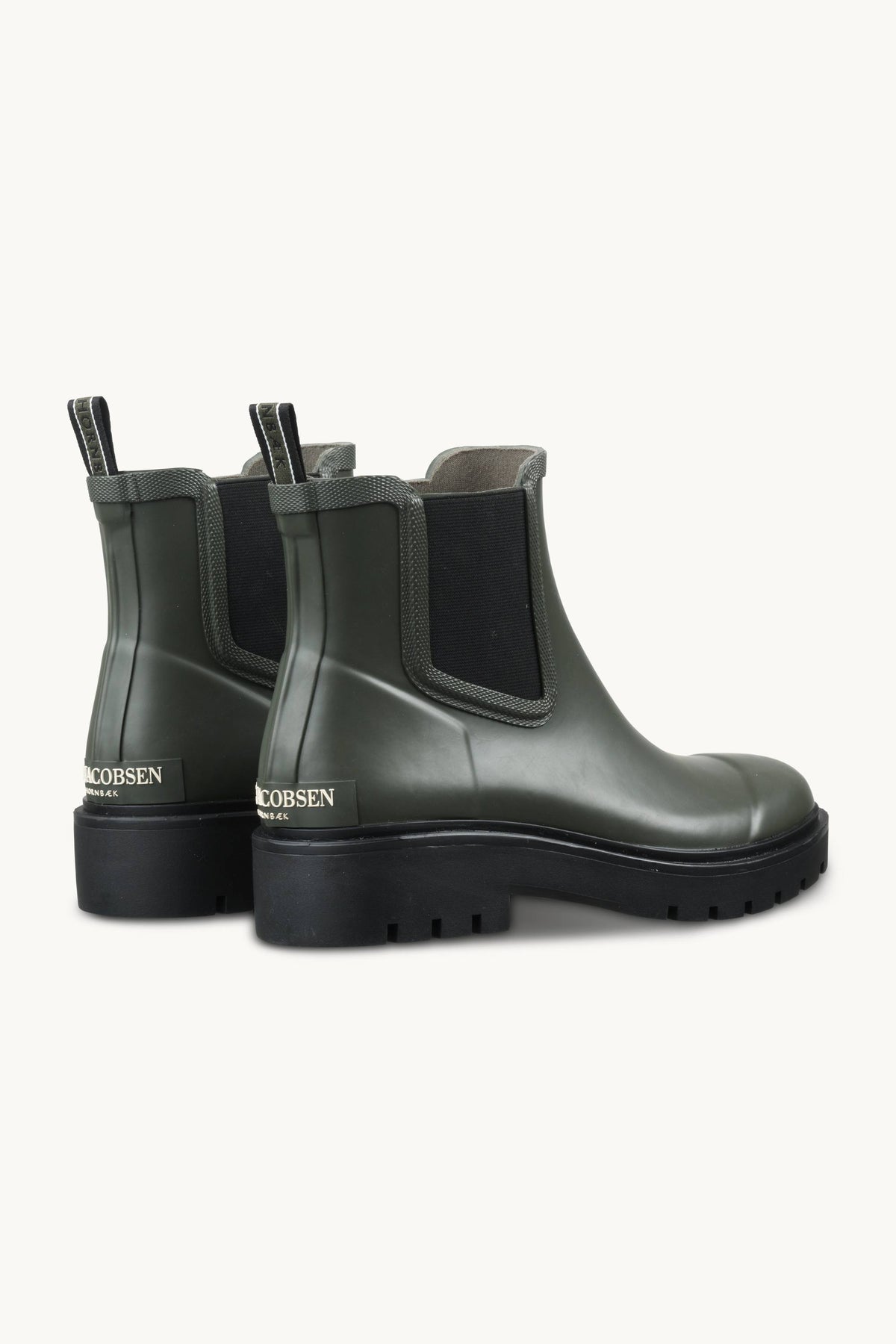 Chelsea Rain Boots - Army Black