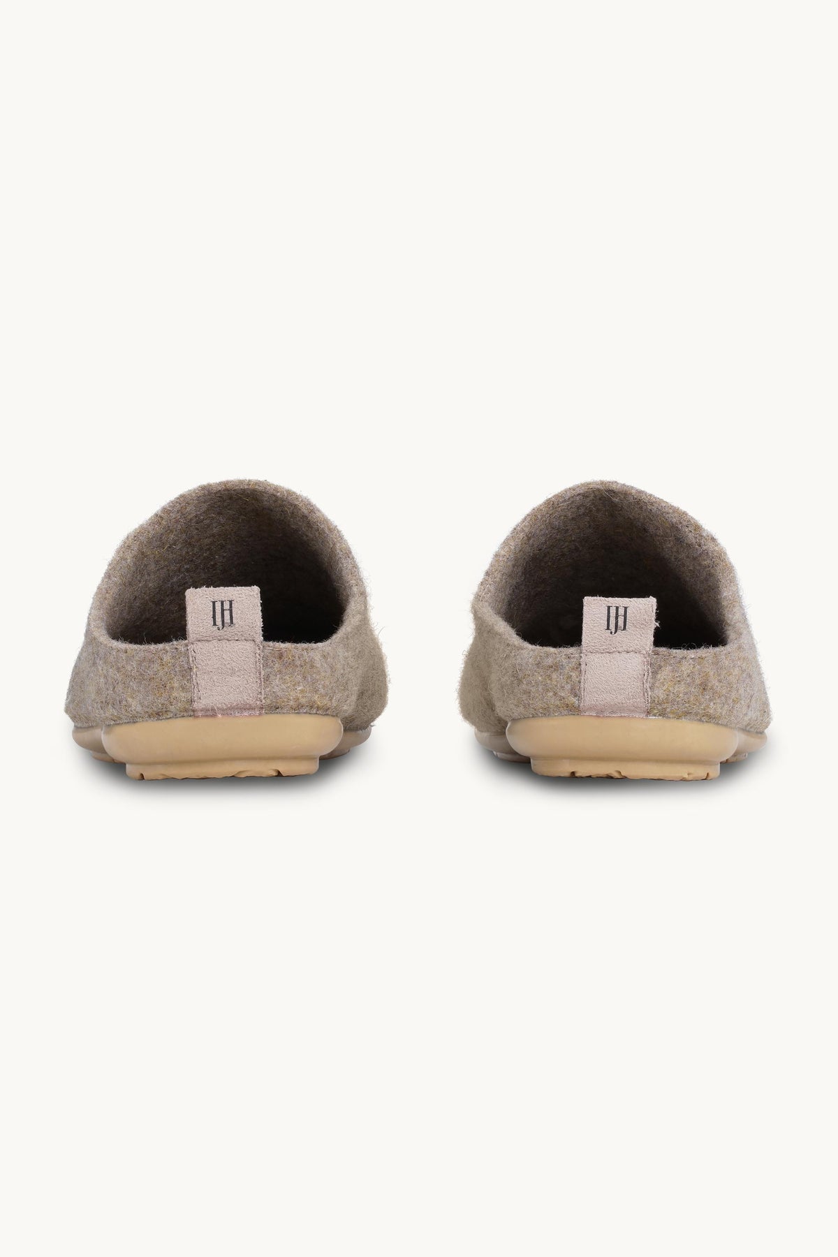 Woolen Slipper Mules - Wheat Wheat