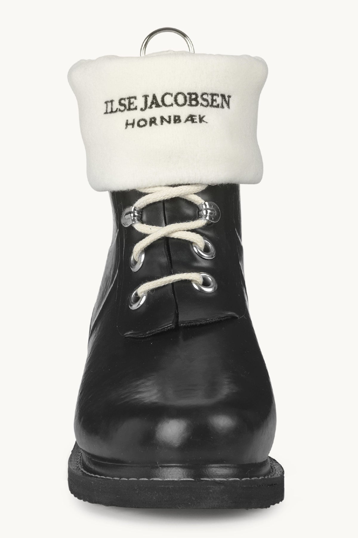 Fleece Sock - Creme Black