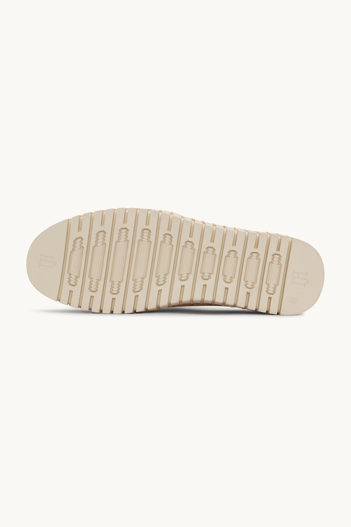 Men's Laser-cut Slip-on Shoes with Elastic Panels on Flat Sole - Latte