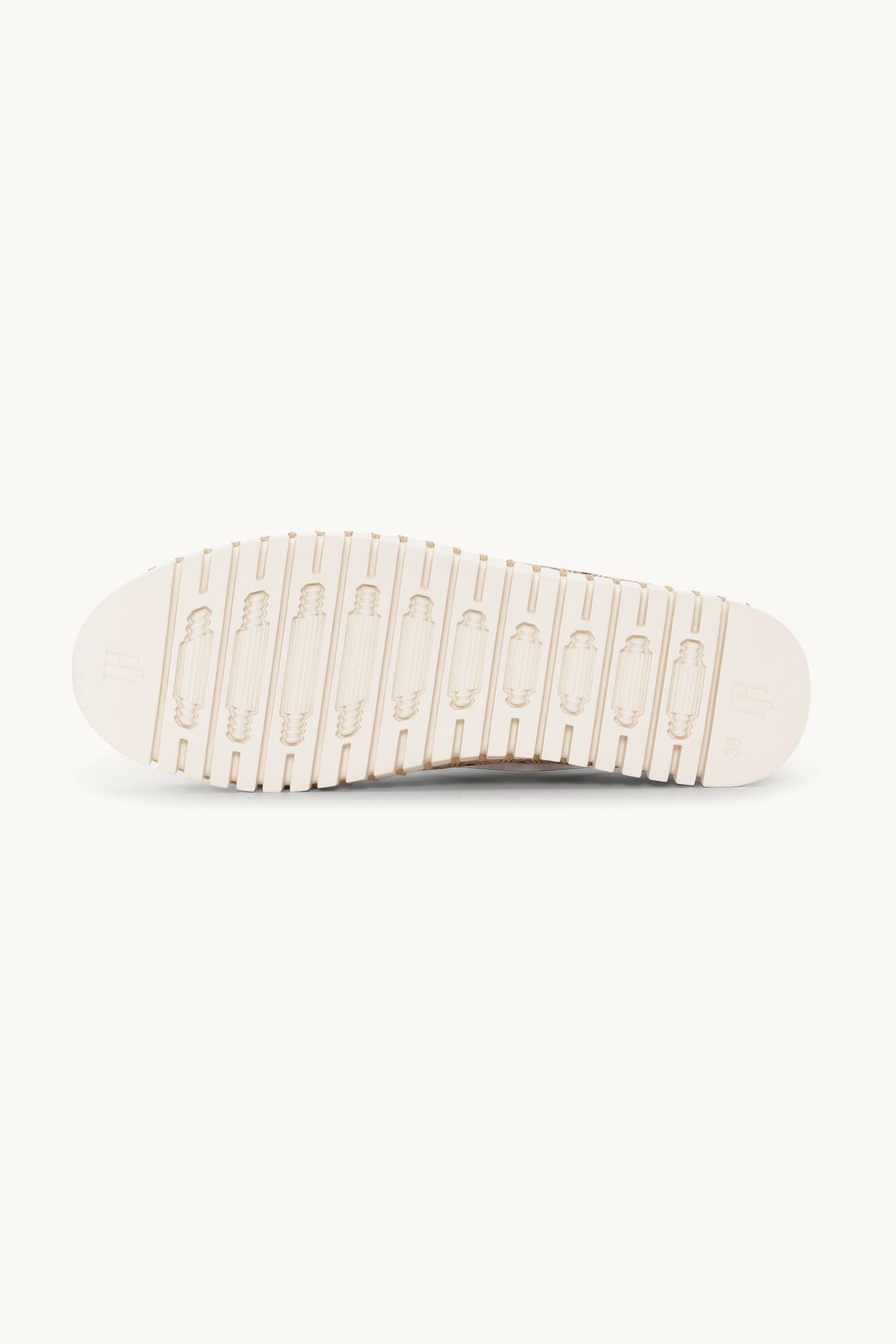 Laser-cut Slip-on Shoes on Flat Sole - Latte
