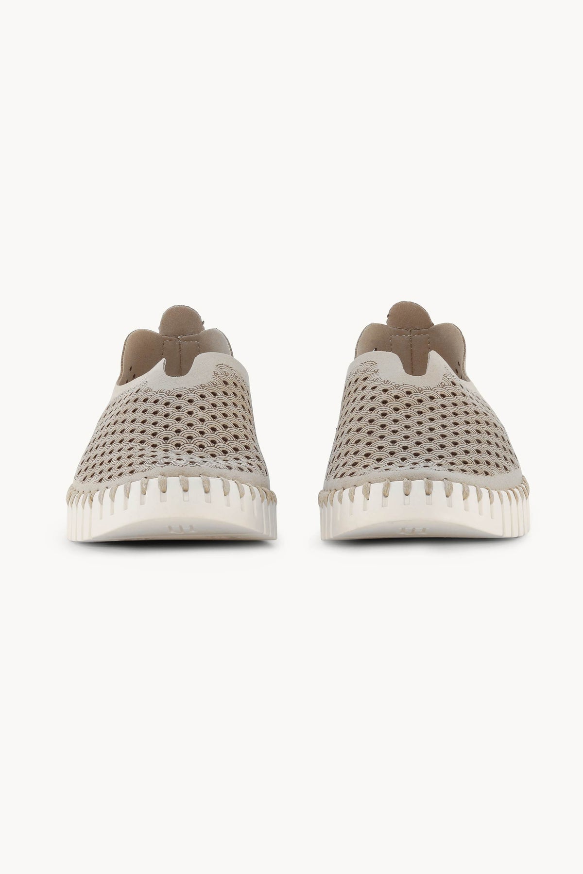 Laser-cut Slip-on Shoes on Flat Sole - Atmosphere