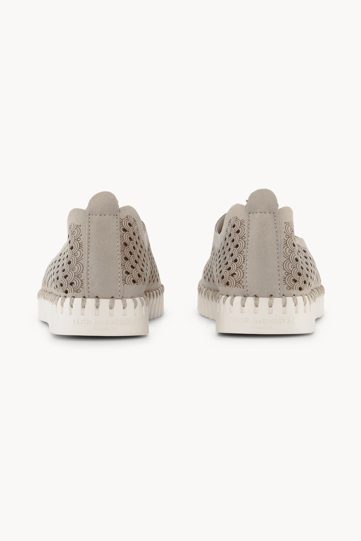 Laser-cut Slip-on Shoes on Flat Sole - Atmosphere