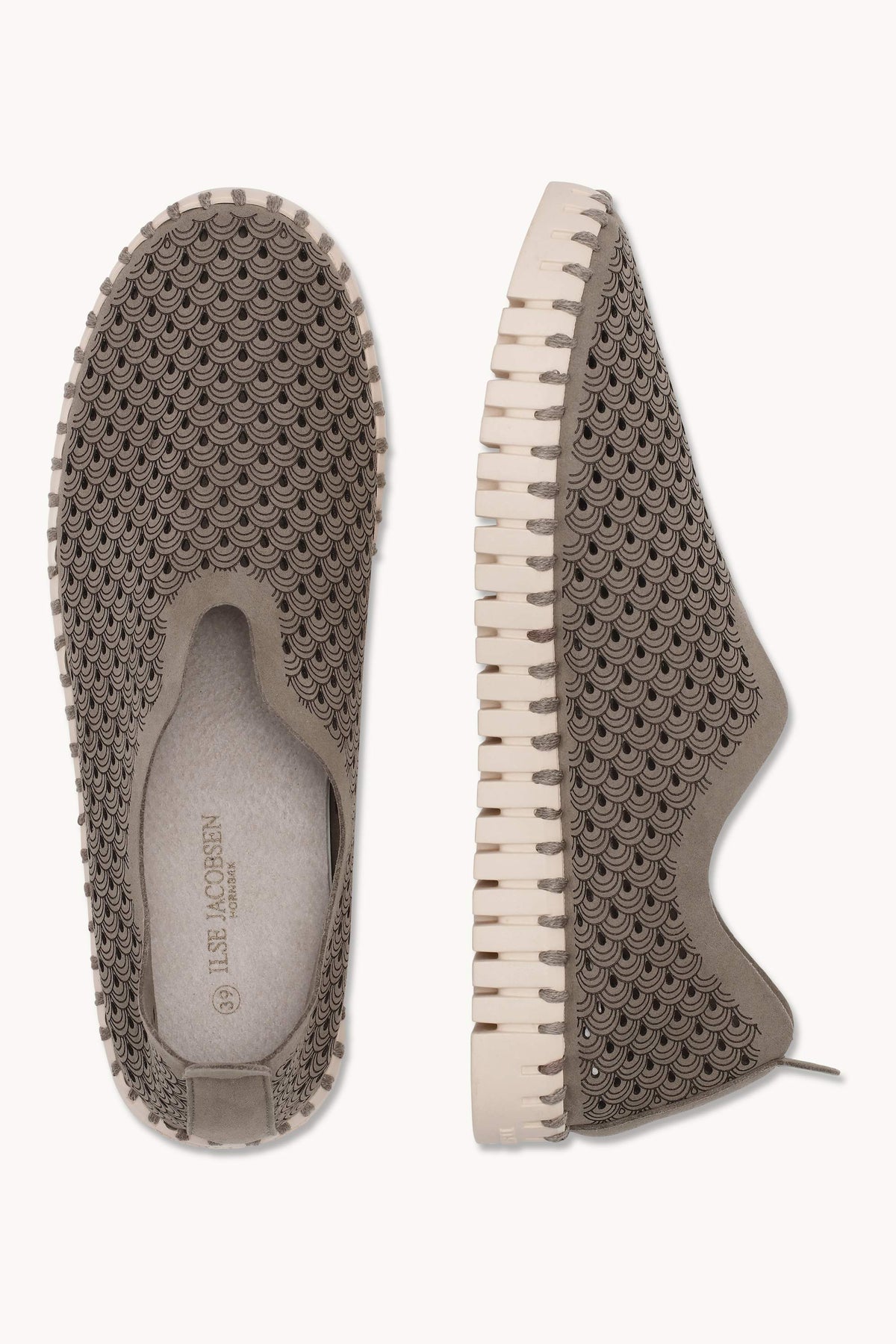 Laser-cut Slip-on Shoes on Flat Sole - Falcon