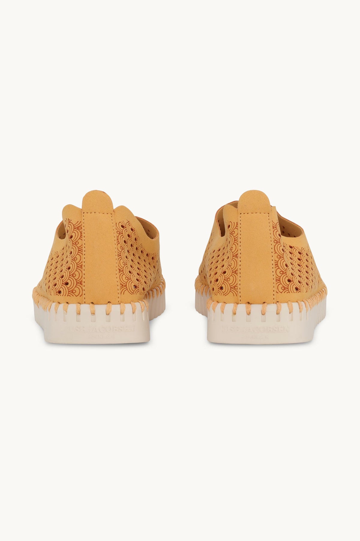 Laser-cut Slip-on Shoes on Flat Sole - Golden Nugget