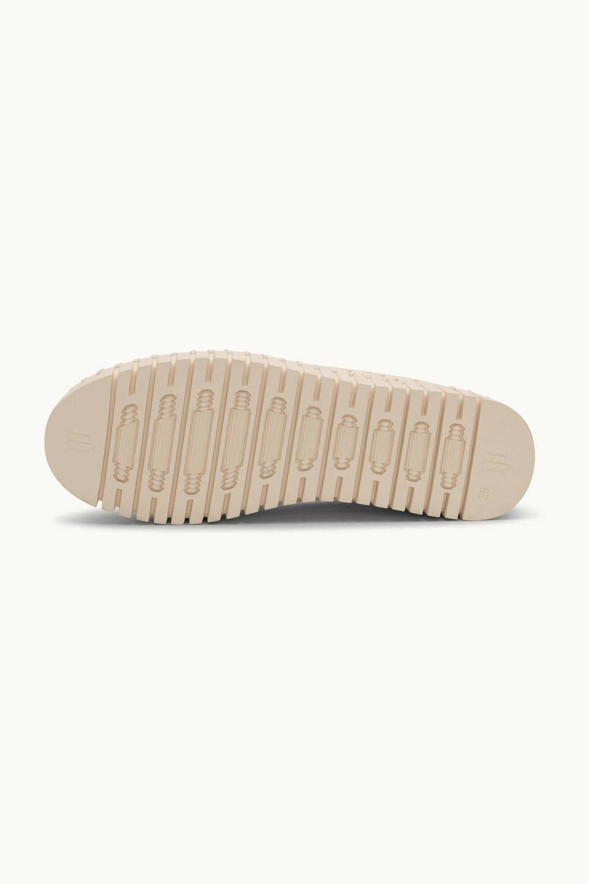Laser-cut Slip-on Shoes on Platform Sole - Milk Creme