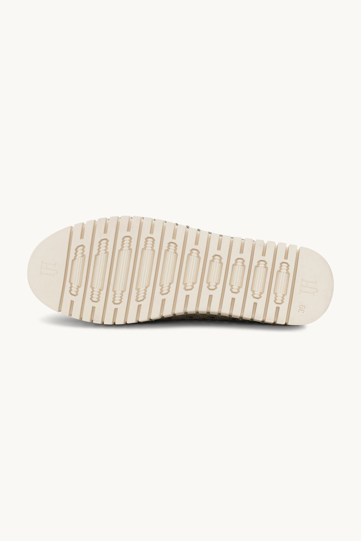 Laser-cut Slip-on Shoes on Platform Sole - Army