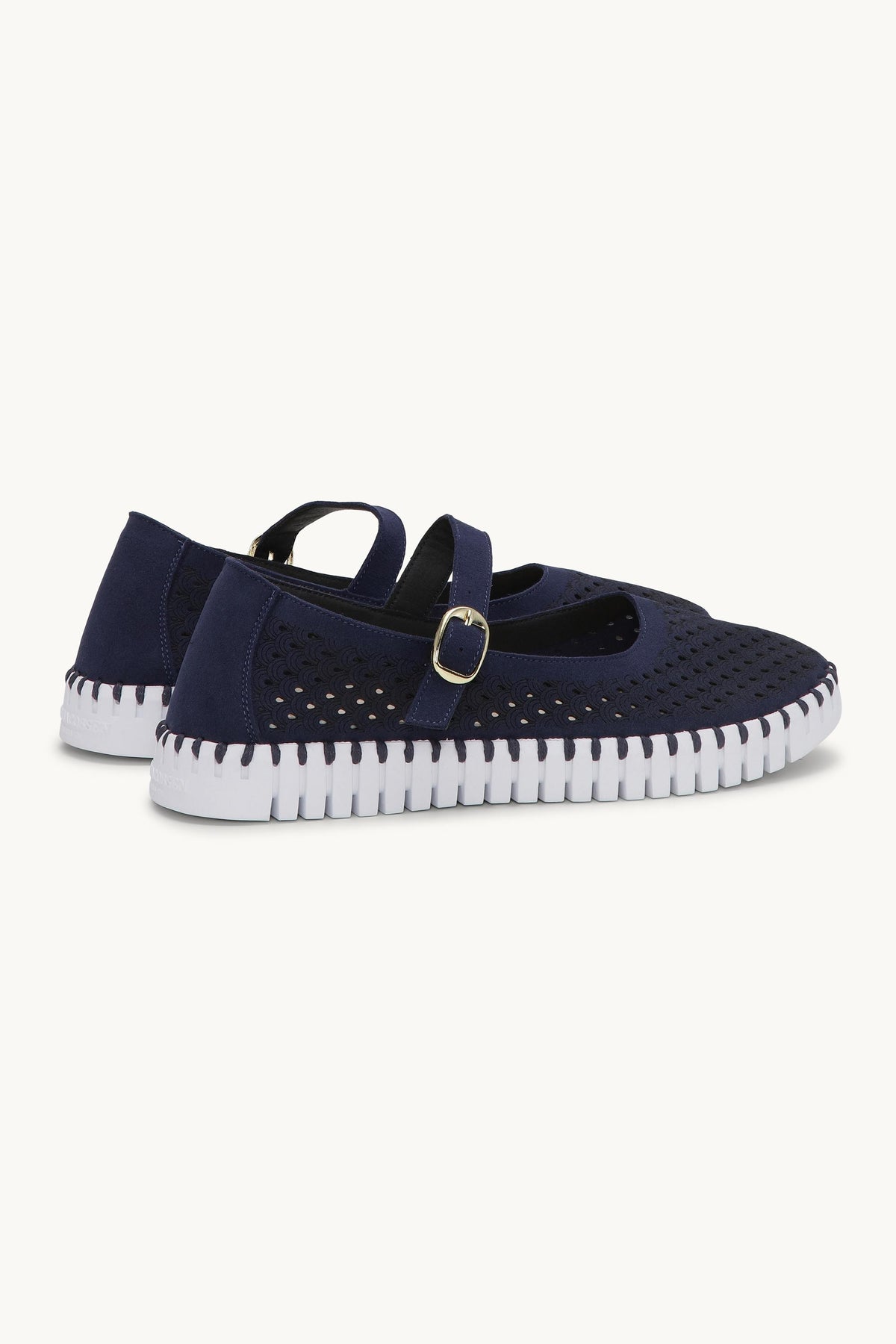Tulip Ballerina - Dark Indigo White