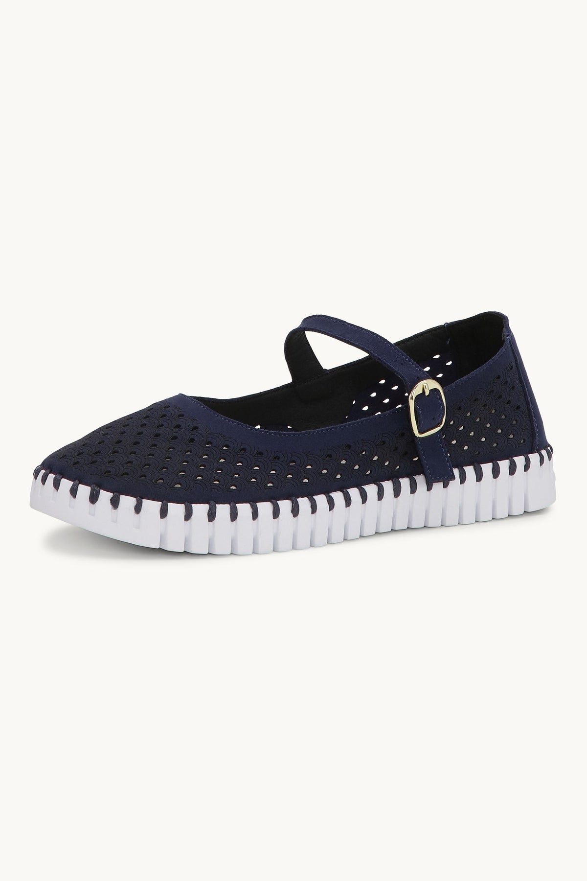 Tulip Ballerina - Dark Indigo White