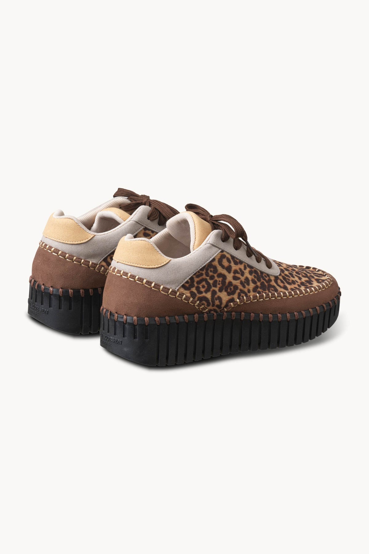 Tulip Sneaker Mix Leo - Brown Black