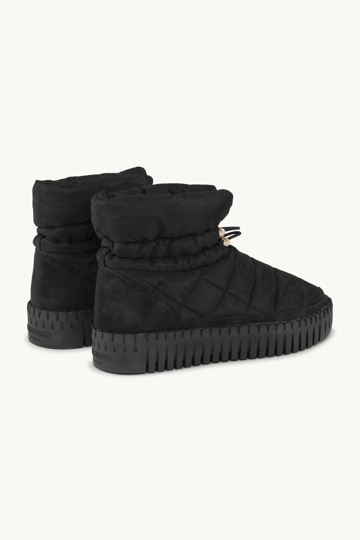 Tulip Padded Winter Boot - Black Black