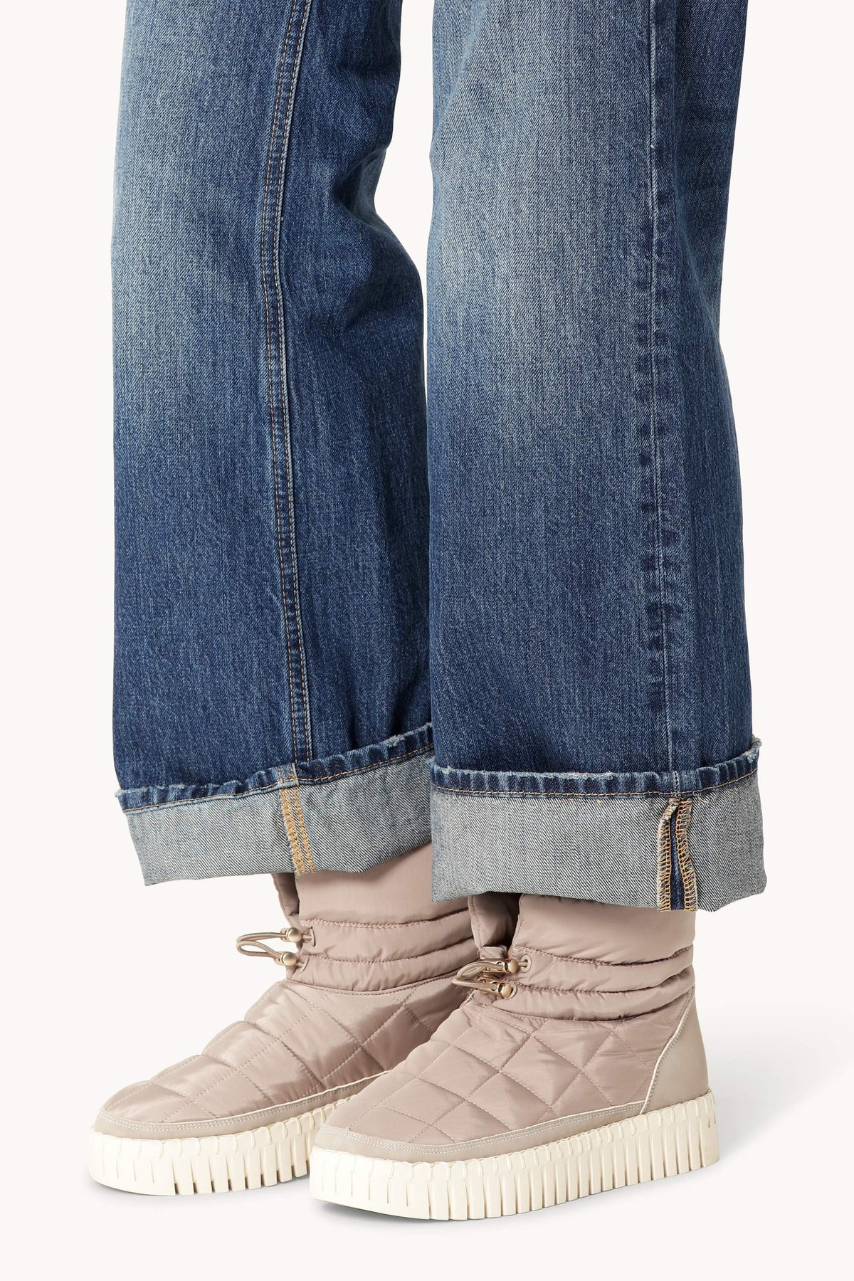 Tulip Padded Winter Boot - Wheat Pearled Ivory